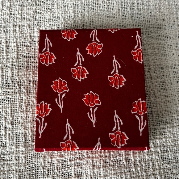 Gold dipped turquoise earings - Picture 5 of 6